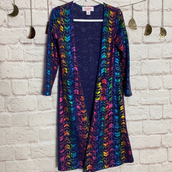 LuLaRoe Other - Girls long cardigan 🌈